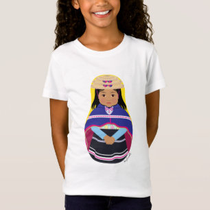 Camiseta Chicas colombianos, misak o guambiana Matryoshka
