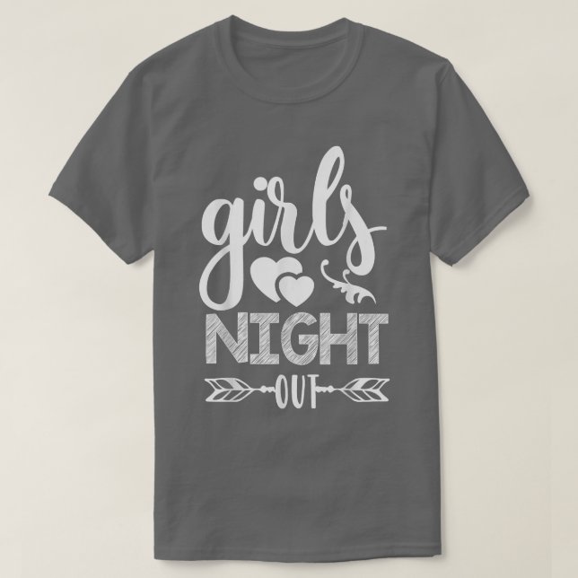 Camiseta Chicas Compromiso de Coincidencia de Noche Fuera d (Diseño del anverso)