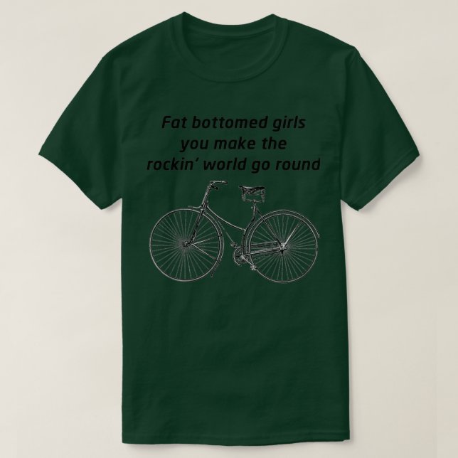 Camiseta Chicas con botella de grasa (Diseño del anverso)