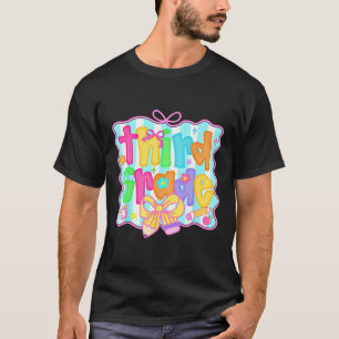 Camiseta Chicas con lazo coquette de regreso a la escuela p