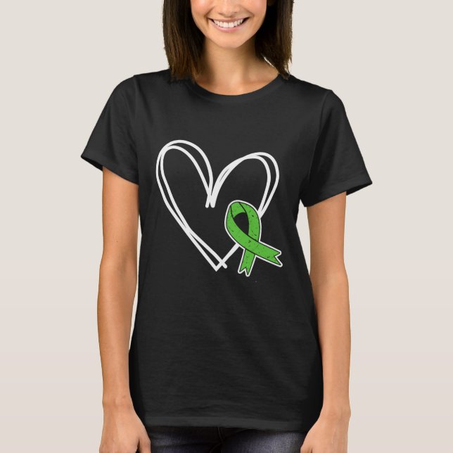 Camiseta Chicas Corazón de problemas de salud mental Sensib (Anverso)