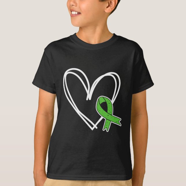 Camiseta Chicas Corazón de problemas de salud mental Sensib (Anverso)