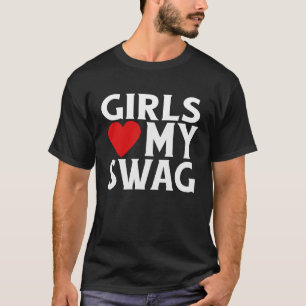 Camiseta Chicas Corazón Mi Swag