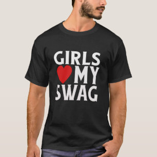 Camiseta Chicas Corazón Mi Swag