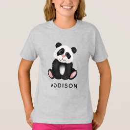 Camiseta Chicas cortan el oso panda de la jungla