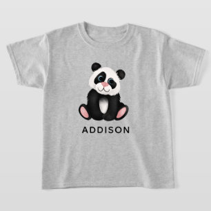 Camiseta Chicas cortan el oso panda de la jungla