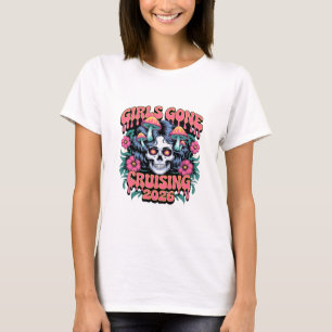 Camiseta Chicas Crucero Mujeres Calavera Esqueleto 2026 Cru