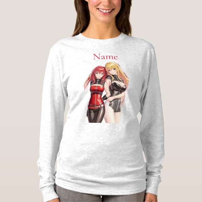 Camiseta Chicas Cuadros Anime Thunder_Cove (Anverso)
