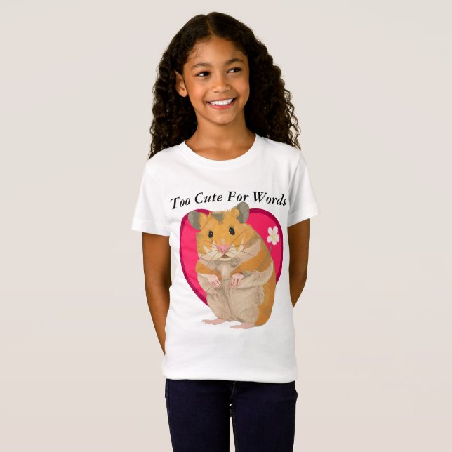 Camiseta Chicas Cute Hamster T Shirt (Anverso completo)