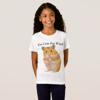 Chicas Cute Hamster T Shirt