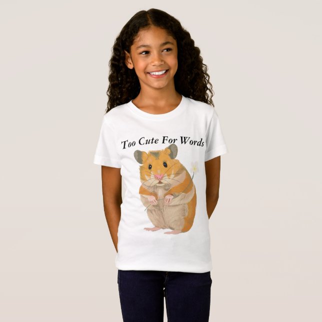 Camiseta Chicas Cute Hamster T Shirt (Anverso completo)