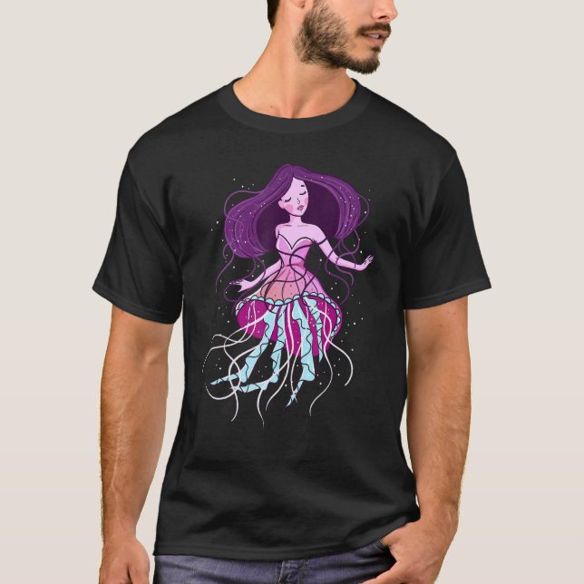 Camiseta Chicas Cute Jellyfish Ocean Love Aquarium Jellyfis (Anverso)