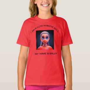 Camiseta Chicas Cute Robotic Doll T-Shirt