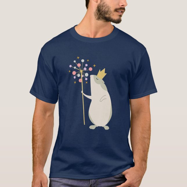 Camiseta Chicas, damas Gerbil Hamster Guinea Reina Desi (Anverso)