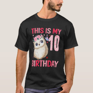 Camiseta chicas de 10 años Chicas Owls 10 años