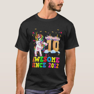 Camiseta chicas de 10 años Unicorn Florando 10 años P