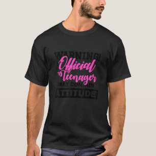 Camiseta Chicas De 13 Años Cumpleaños Adolescente Oficial