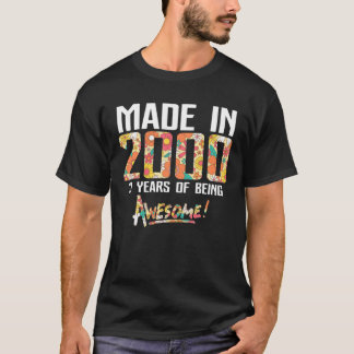 Camiseta chicas De 21 Años De Edad Regalo Adolescente Por 2