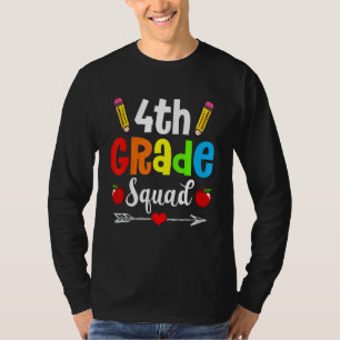 Camiseta Chicas de 4to Grado Chicos Cuarto Grado Equipo Pro