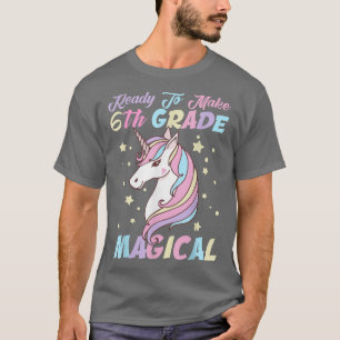 Camiseta Chicas De 6º Grado De Vuelta A La Escuela Magica U