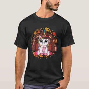 Camiseta Chicas de Acción de Gracias niños niños menores