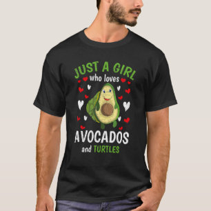 Camiseta Chicas de aguacate de maleta animal oceánico Coraz