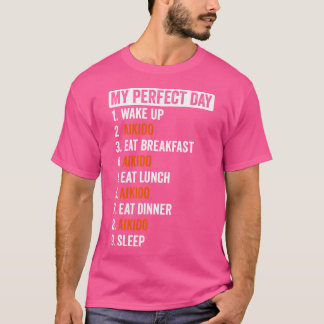 Camiseta Chicas de Aikido en el día perfecto niños