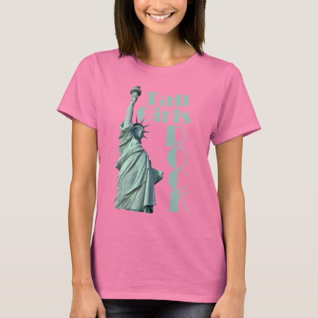 Camiseta Chicas de altura ROCK (oscuro) (Anverso)