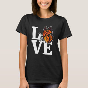 Camiseta Chicas de amor Mariposa monarca Milkweed Mariposas
