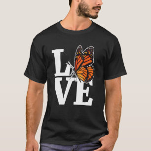 Camiseta Chicas de amor Mariposa monarca Milkweed Mariposas
