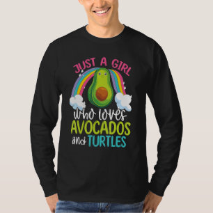 Camiseta Chicas de animales del océano Aguacate