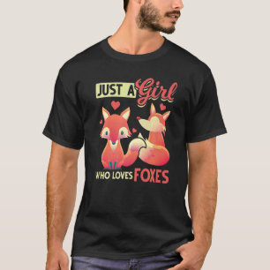 Camiseta Chicas de animales salvajes de zorras