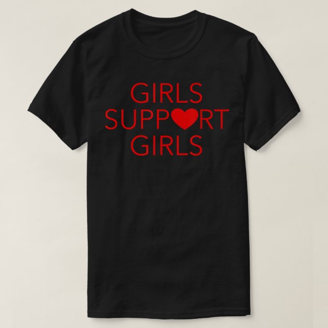 Camiseta Chicas de apoyo a chicas  (Diseño del anverso)
