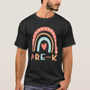 Camiseta Chicas de arcoiris preescolares equipo de profesor