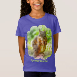 Camiseta Chicas de arte de observación de animales de vigil