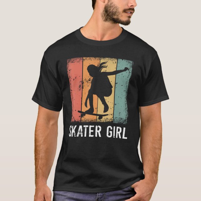 Camiseta Chicas de arte del patinaje en Guay Skateboarding  (Anverso)