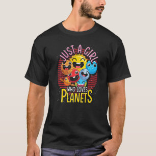 Camiseta Chicas de astronomía del espacio ultraterrestre Mu