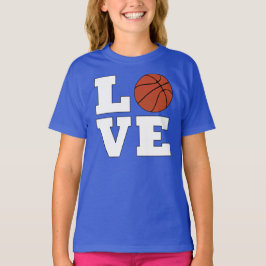 Camiseta Chicas de Baloncesto AMOR Baloncesto Jugador de Ba