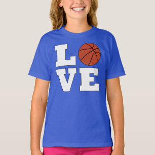 Camiseta Chicas de Baloncesto AMOR Baloncesto Jugador de Ba