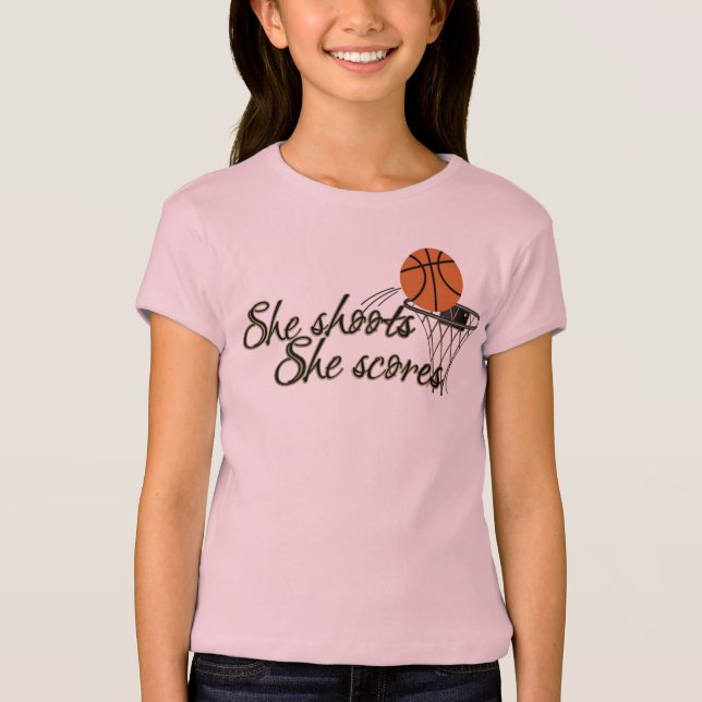 Camiseta Chicas de Baloncesto Tee (Anverso)