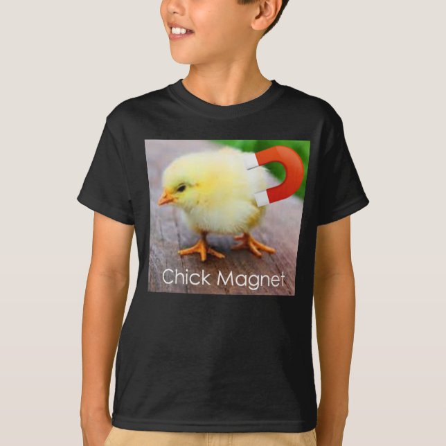 Camiseta Chicas de Bird Chick Magnet vuelan hacia usted (Anverso)