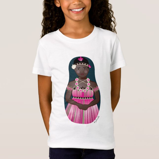 Camiseta Chicas de Bougainvillean Matryoshka (Anverso)