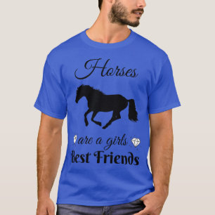 Camiseta Chicas de caballos Mejores amigos montando ecuestr