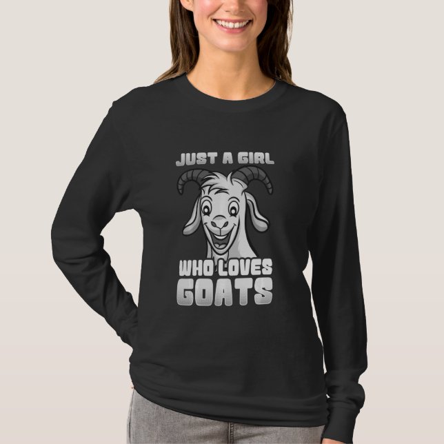 Camiseta Chicas de cabra divertidas mujeres niños Guay Goat (Anverso)