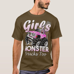 Camiseta Chicas De Camiones Monstruos Como Monstruos A Gif