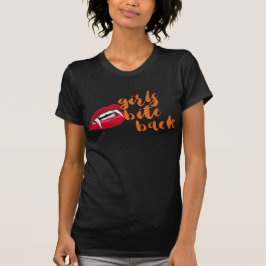 Camiseta Chicas de camisas divertidas de Halloween muerden 