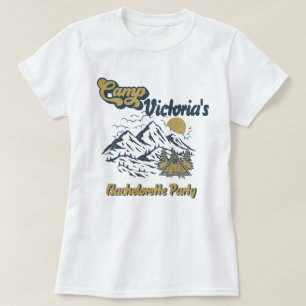 Camiseta Chicas de Camp Bachelorette Fiesta de fin de seman