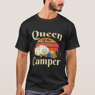 Camiseta Chicas De Camper Retro Mujeres Reina Del Camper Ou