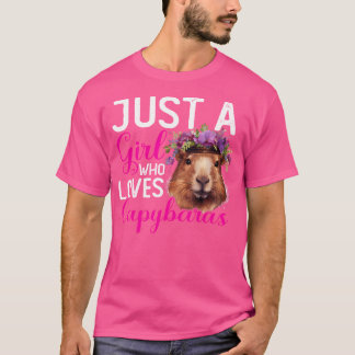 Camiseta Chicas De Capibara Mujeres Sólo Una Chica A La Que