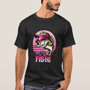 Camiseta Chicas de carrete de mujeres pescadoras que pescan